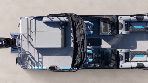 Studio view of Massimo T-25 From above