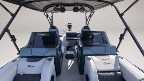 Studio view of Massimo T-25 Twin helm