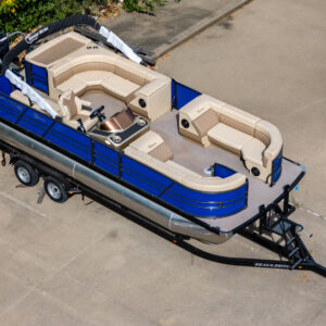 2024 T-24 Max Tritoon – Blue / Tan – 150HP | 20241