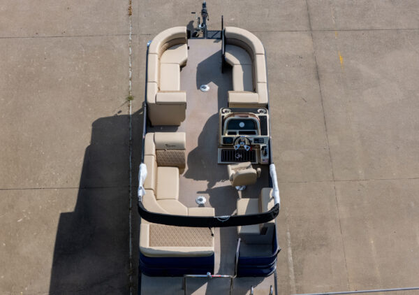 2024 T-24 Max Tritoon - Blue / Tan - 150HP | 20241 - Image 5