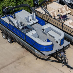 2024 T-24 Limited Lounge Tritoon – Blue / Gray – 150HP | 20242