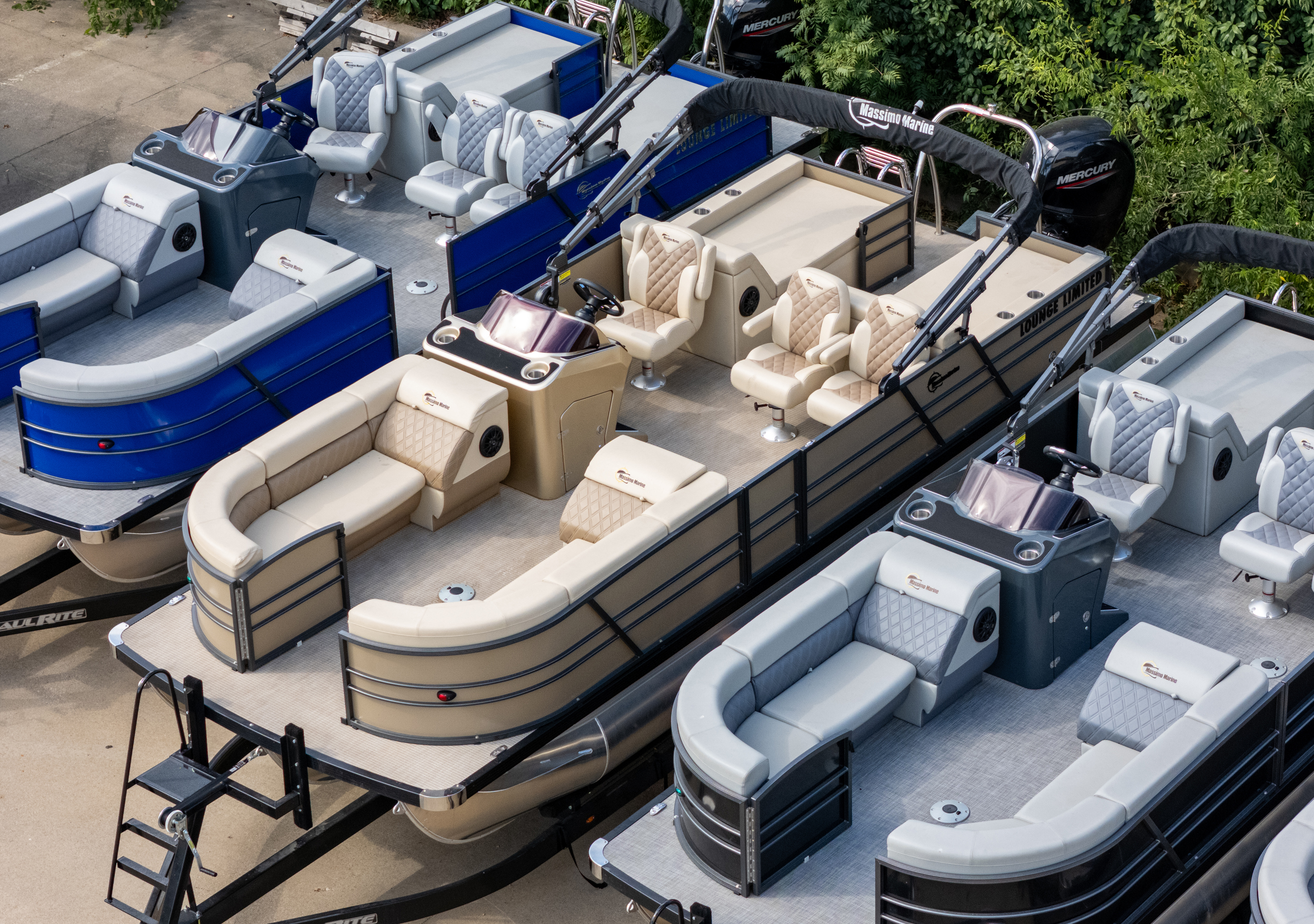 2024 T-24 Max Tritoon - Tan / Tan - 150HP | 20243 - Image 3