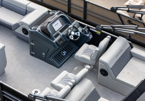 2024 T-24 Max Tritoon - Black / Gray - 250HP | 20244 - Image 8