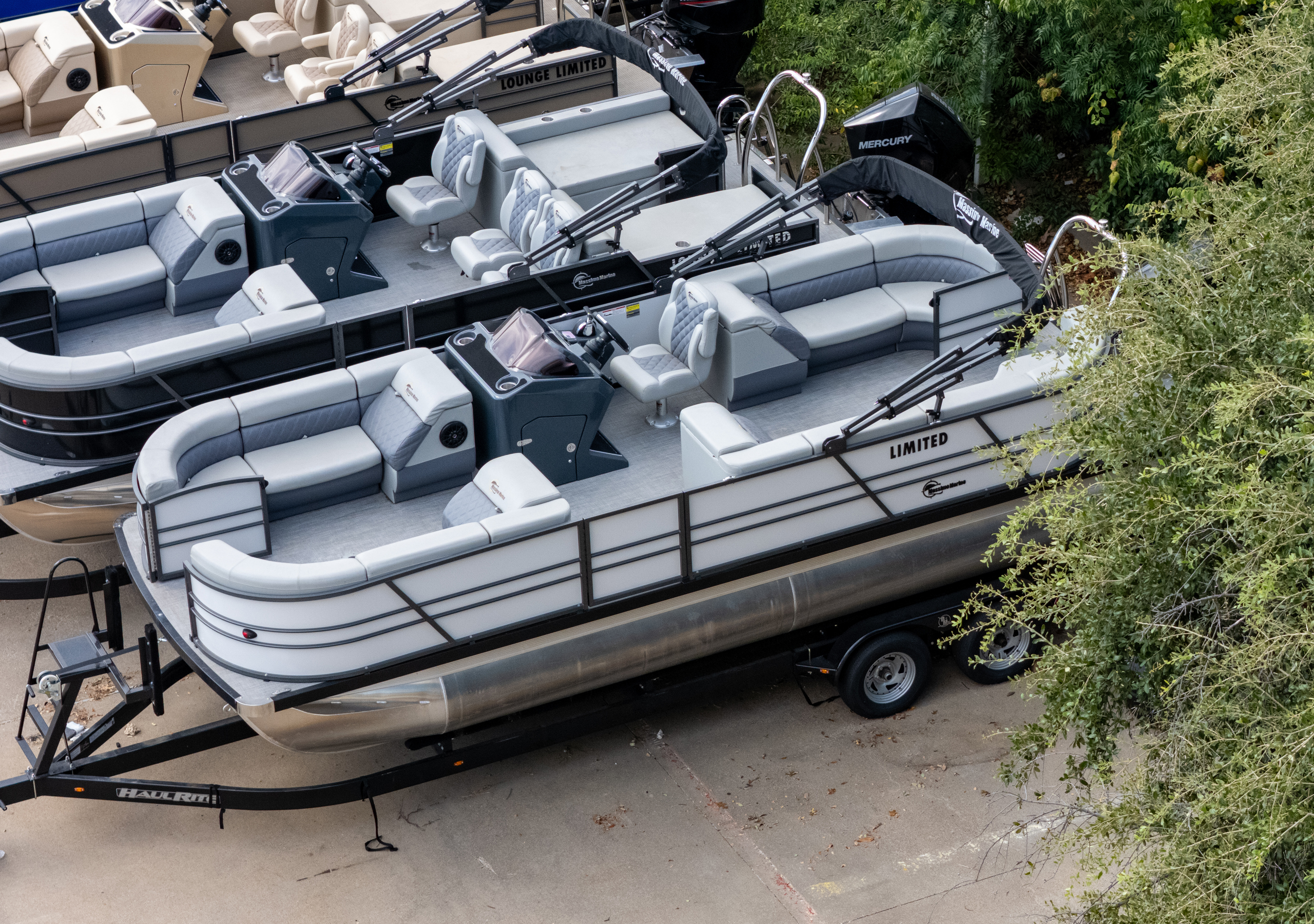 2024 T-24 Quad Tritoon - White / Gray - 250HP | 20245 - Image 4