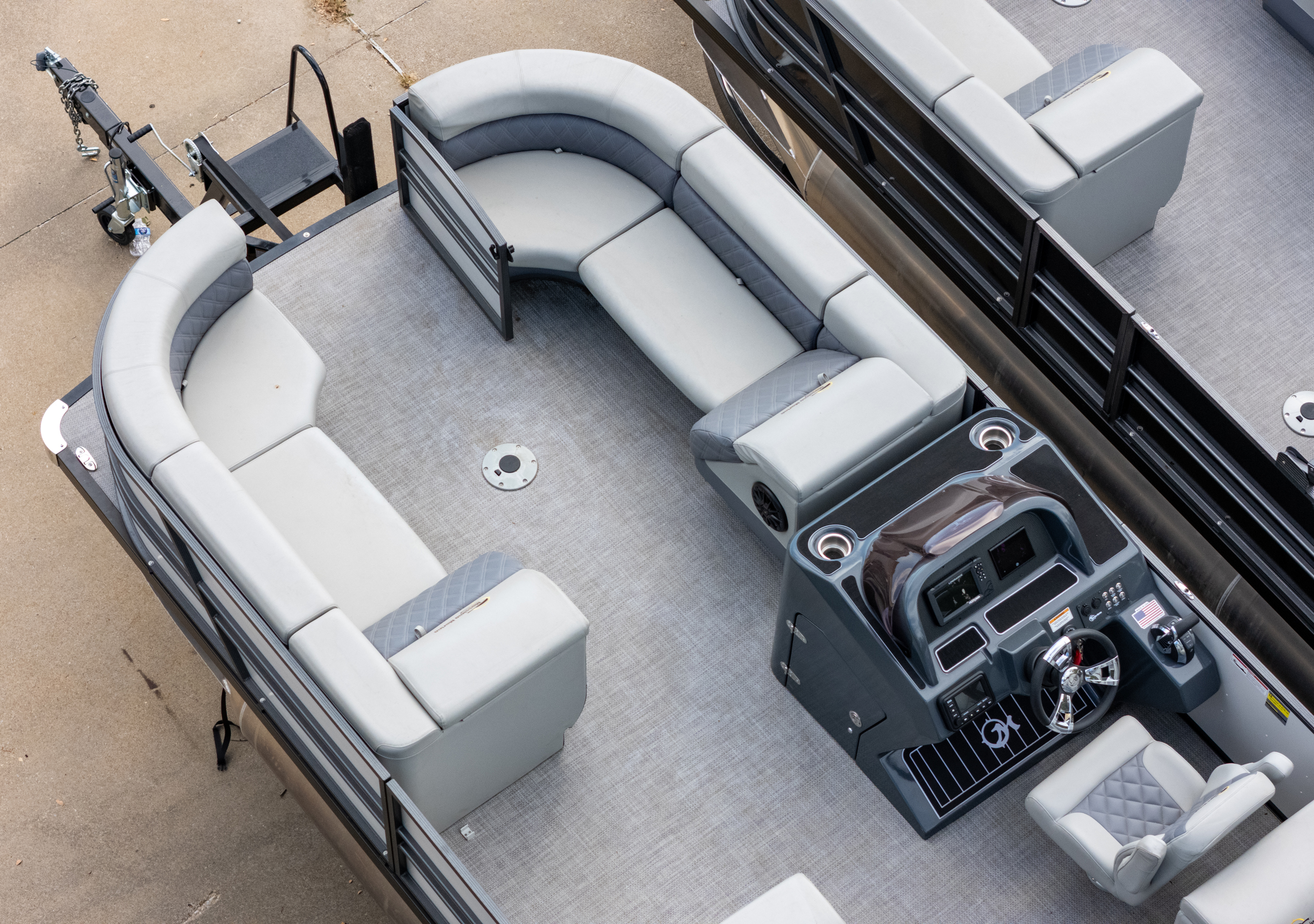 2024 T-24 Quad Tritoon - White / Gray - 250HP | 20245 - Image 6