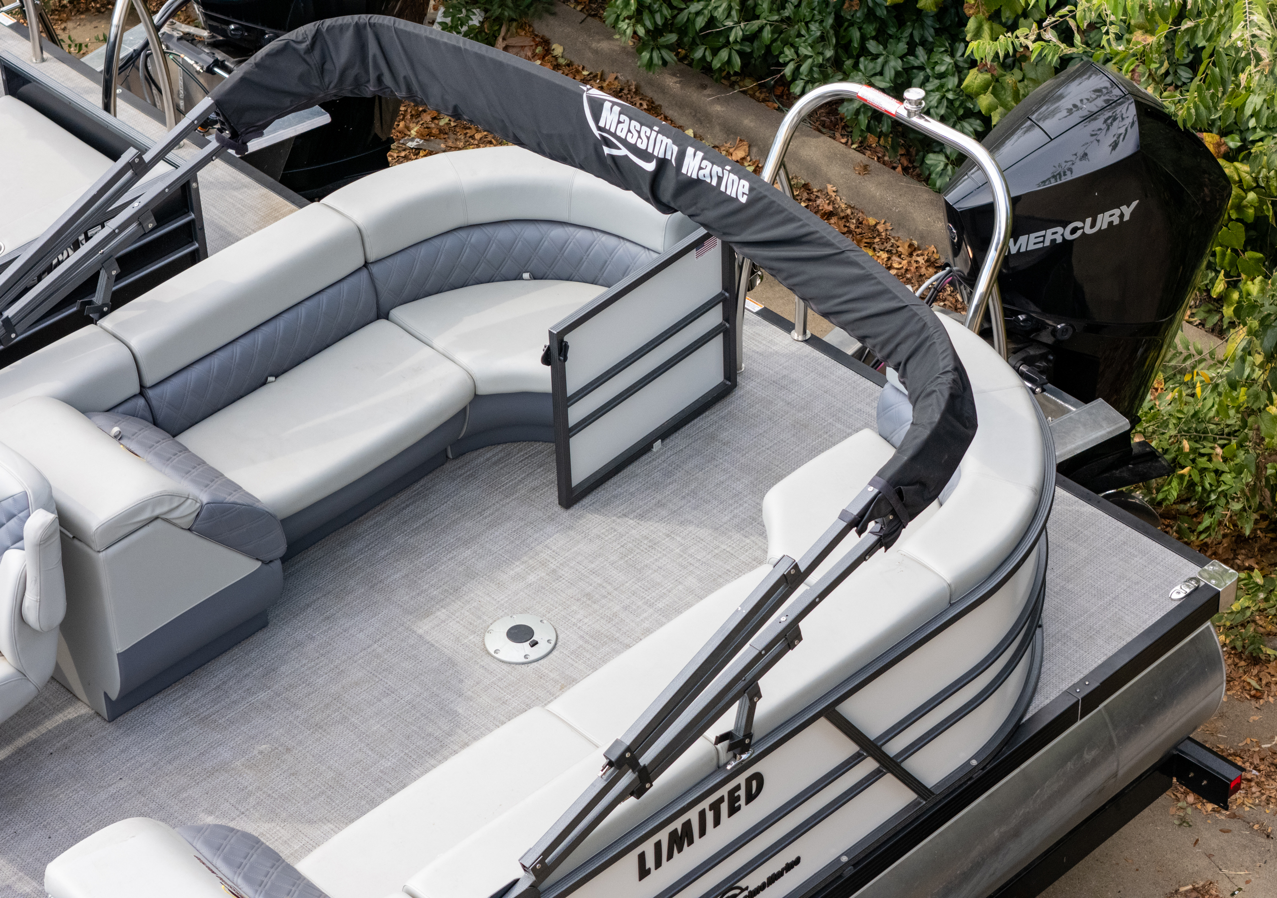 2024 T-24 Quad Tritoon - White / Gray - 250HP | 20245 - Image 8