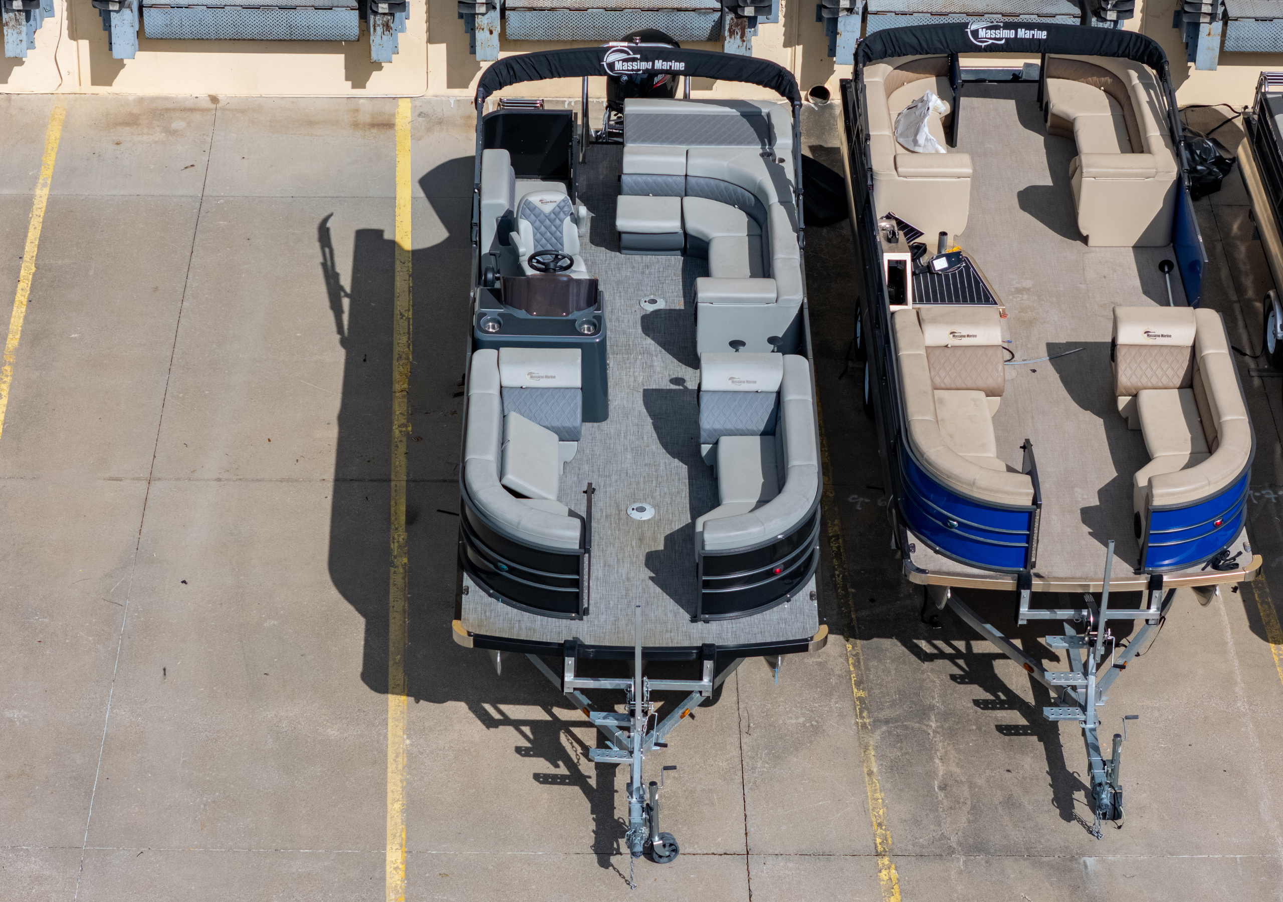 2024 T-24 Max Tritoon - Black / Gray - 150HP | 20246 - Image 2