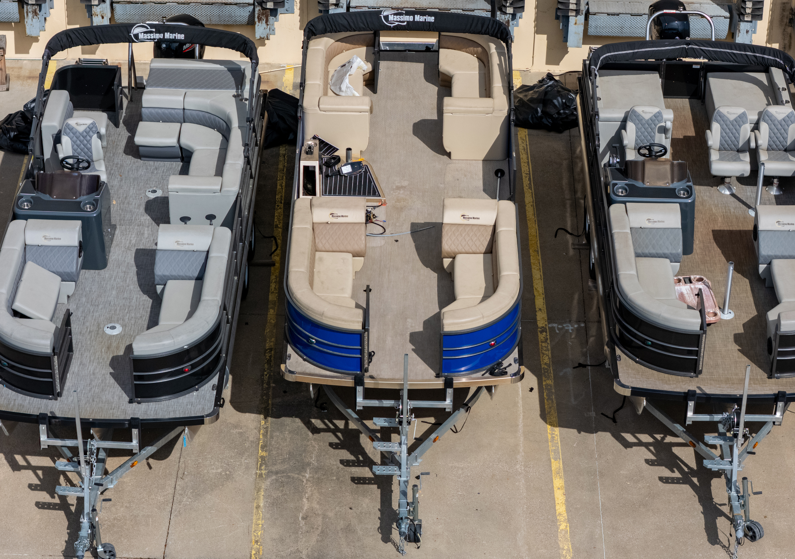 2024 P-24 Max Pontoon - Blue / Tan - 150HP | 20247 - Image 2