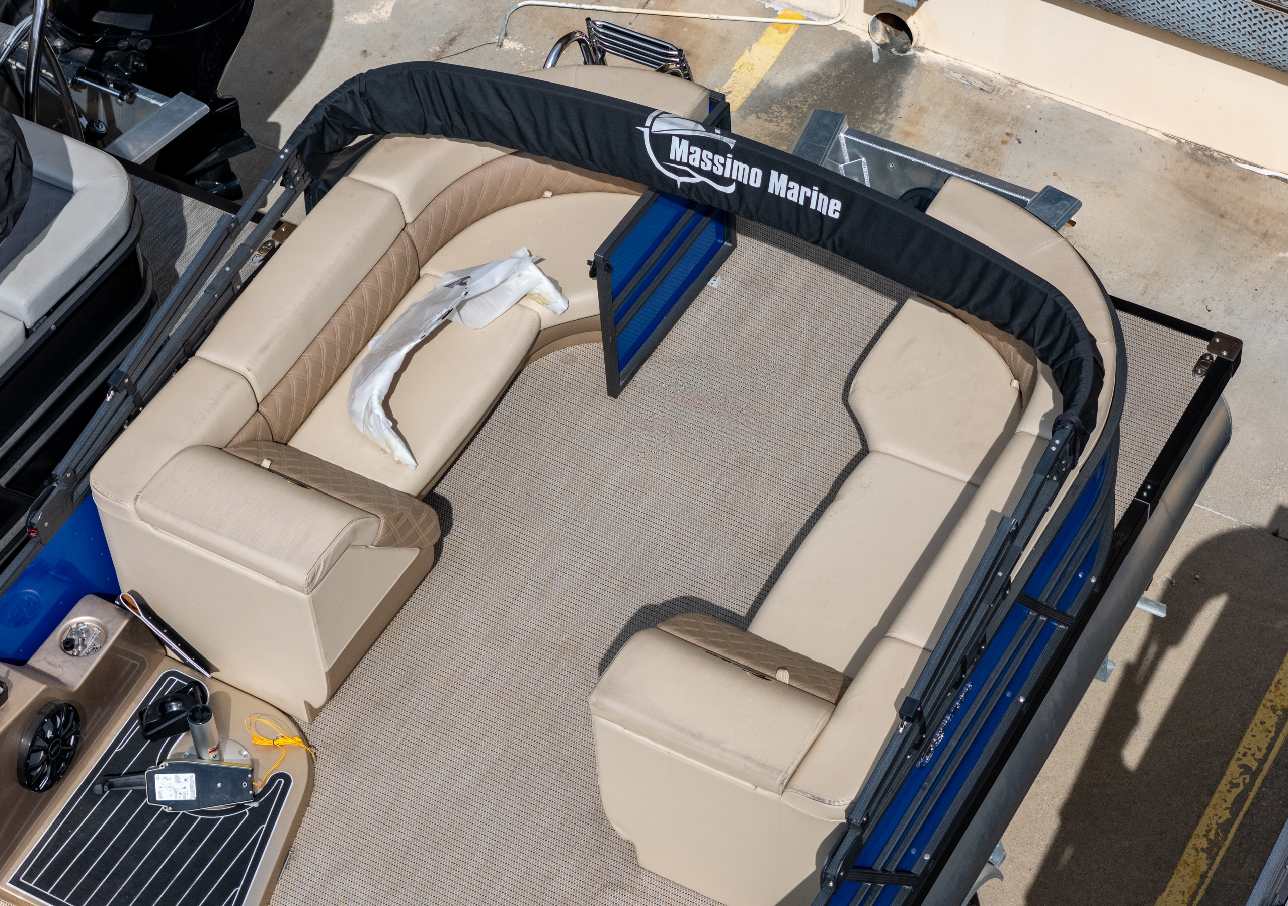 2024 P-24 Max Pontoon - Blue / Tan - 150HP | 20247 - Image 6