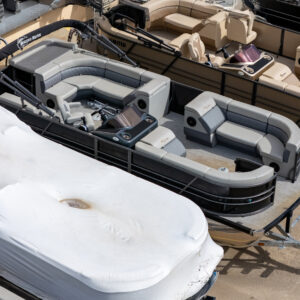 2024 P-24 Max Pontoon – Black / Gray – 150HP | 202410