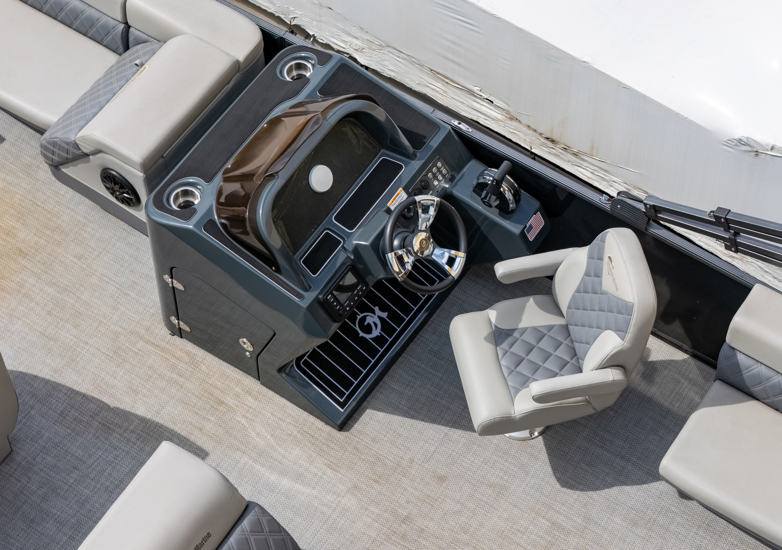 2024 P-24 Max Pontoon - Black / Gray - 150HP | 202410 - Image 7