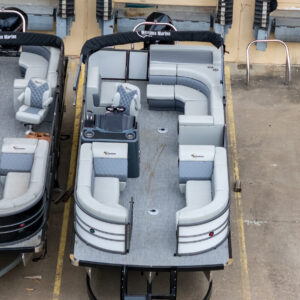 2024 T-24 Max Tritoon – White / Gray – 150HP | 202413