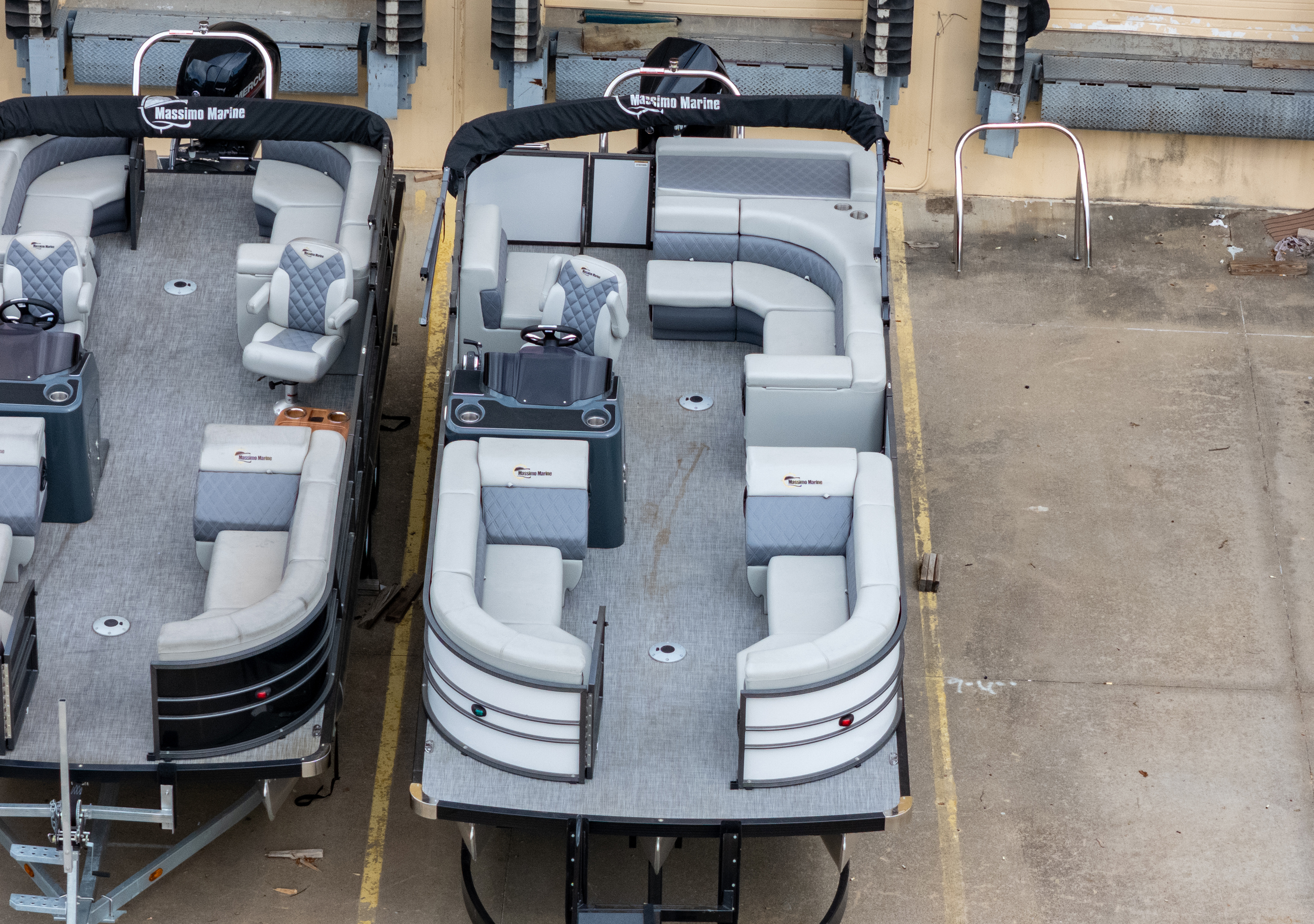 2024 T-24 Max Tritoon - White / Gray - 150HP | 202413 - Image 2
