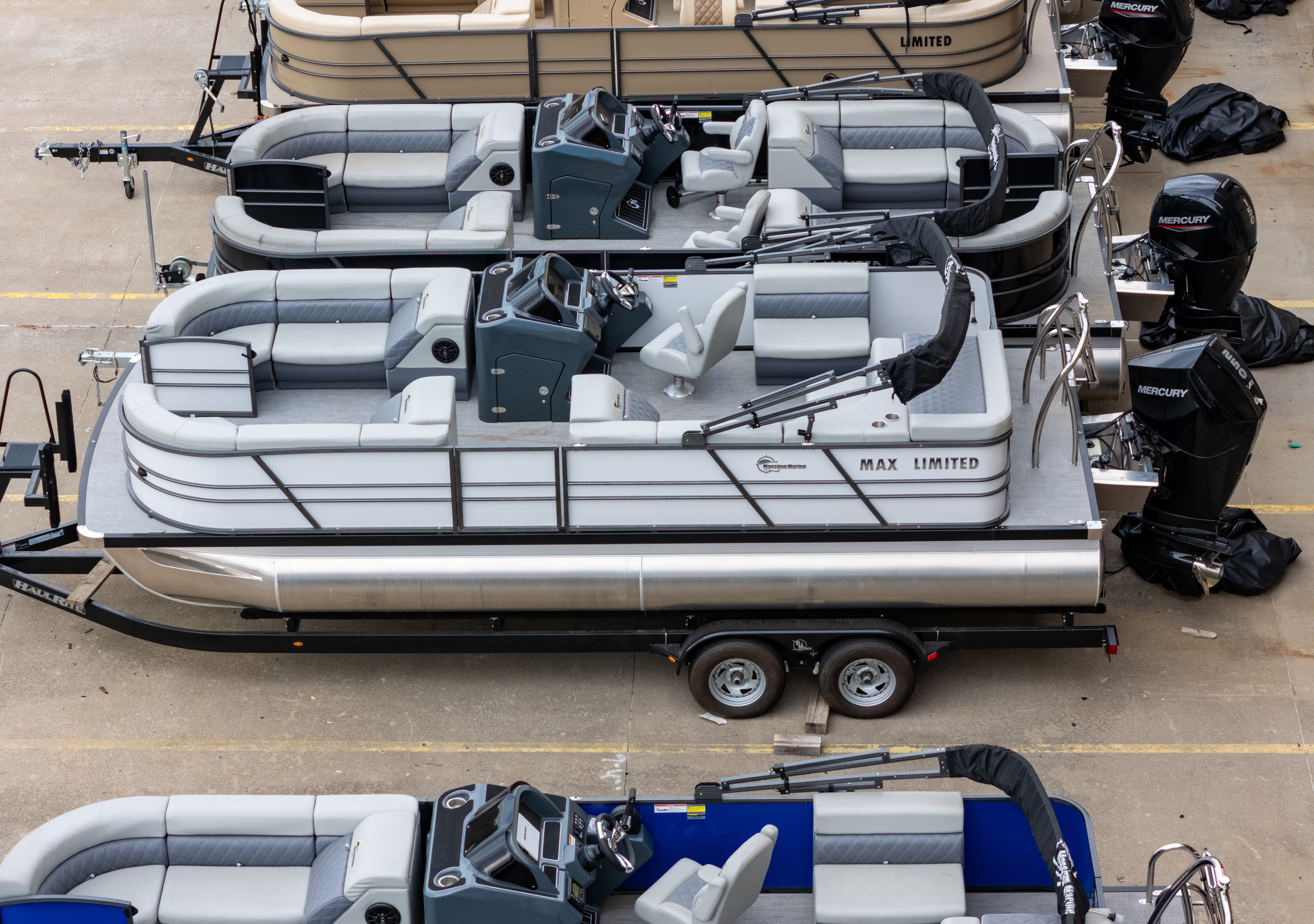 2024 T-24 Max Tritoon - White / Gray - 150HP | 202413 - Image 4
