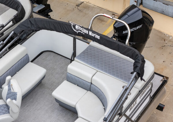 2024 T-24 Max Tritoon - White / Gray - 150HP | 202413 - Image 8
