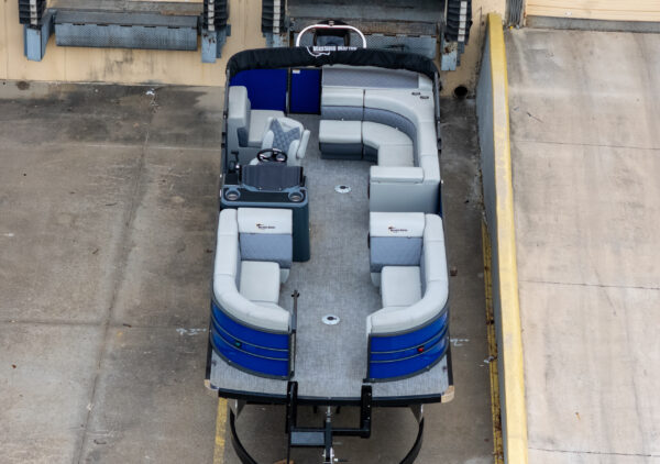 2024 T-24 Max Tritoon - White / Gray - 150HP | 202414 - Image 2