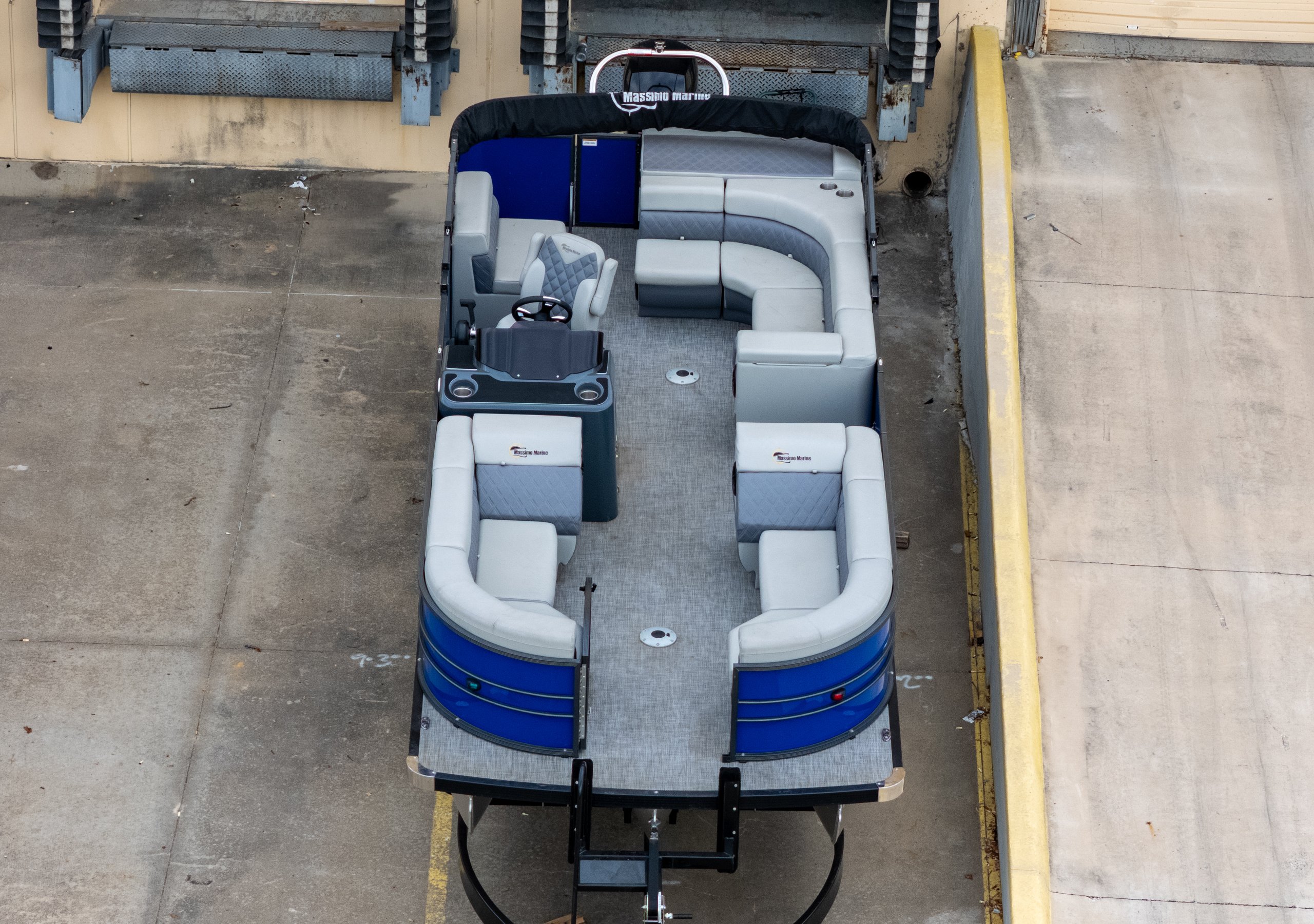 2024 T-24 Max Tritoon - White / Gray - 150HP | 202414 - Image 2