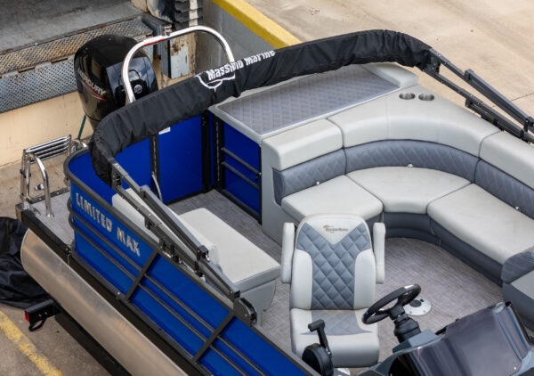 2024 T-24 Max Tritoon - White / Gray - 150HP | 202414 - Image 9