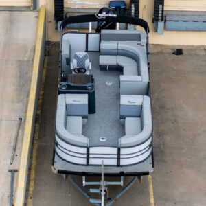 2024 T-24 Max Tritoon – White / Gray – 250HP | 202415
