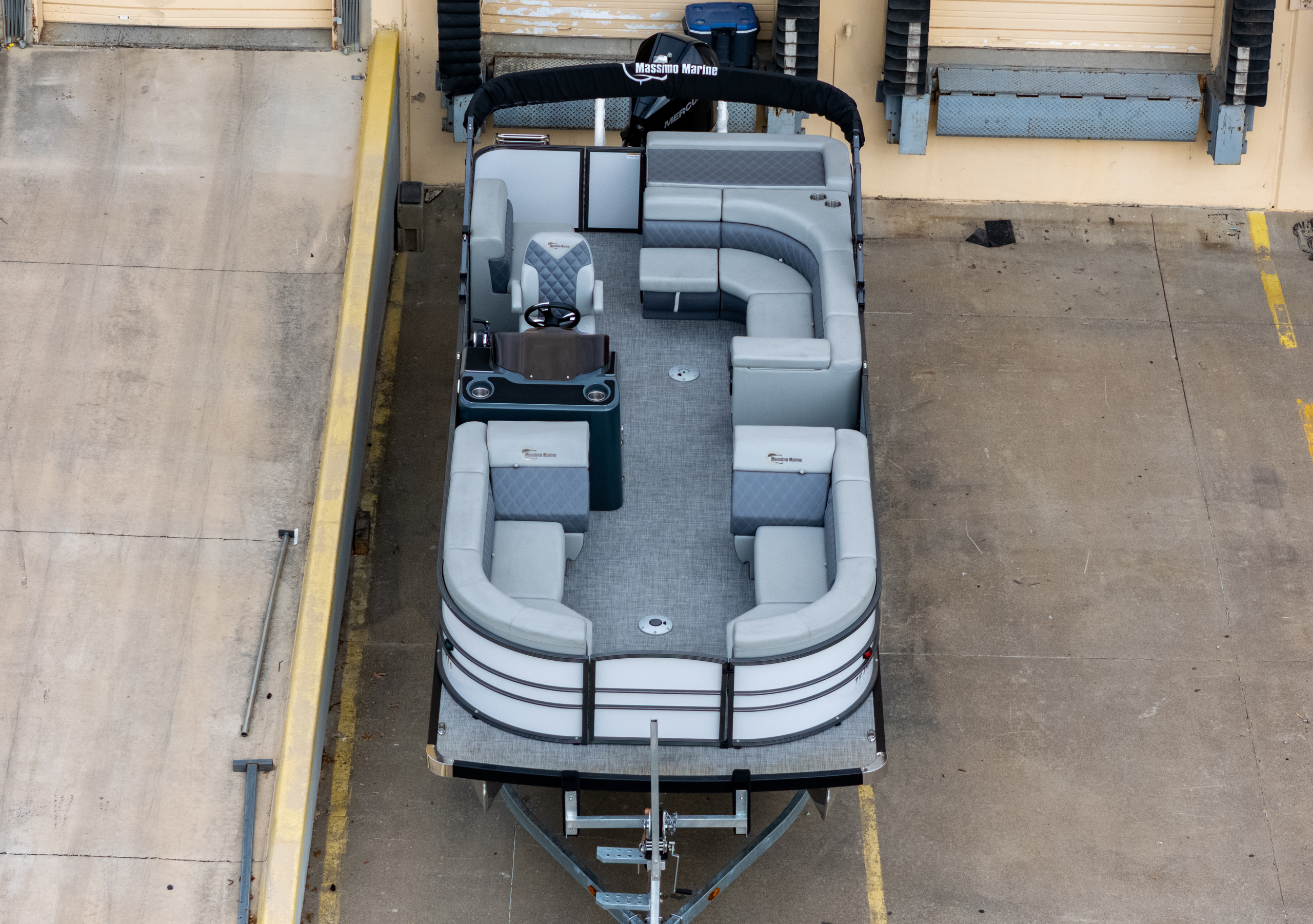 2024 T-24 Max Tritoon - White / Gray - 250HP | 202415 - Image 2