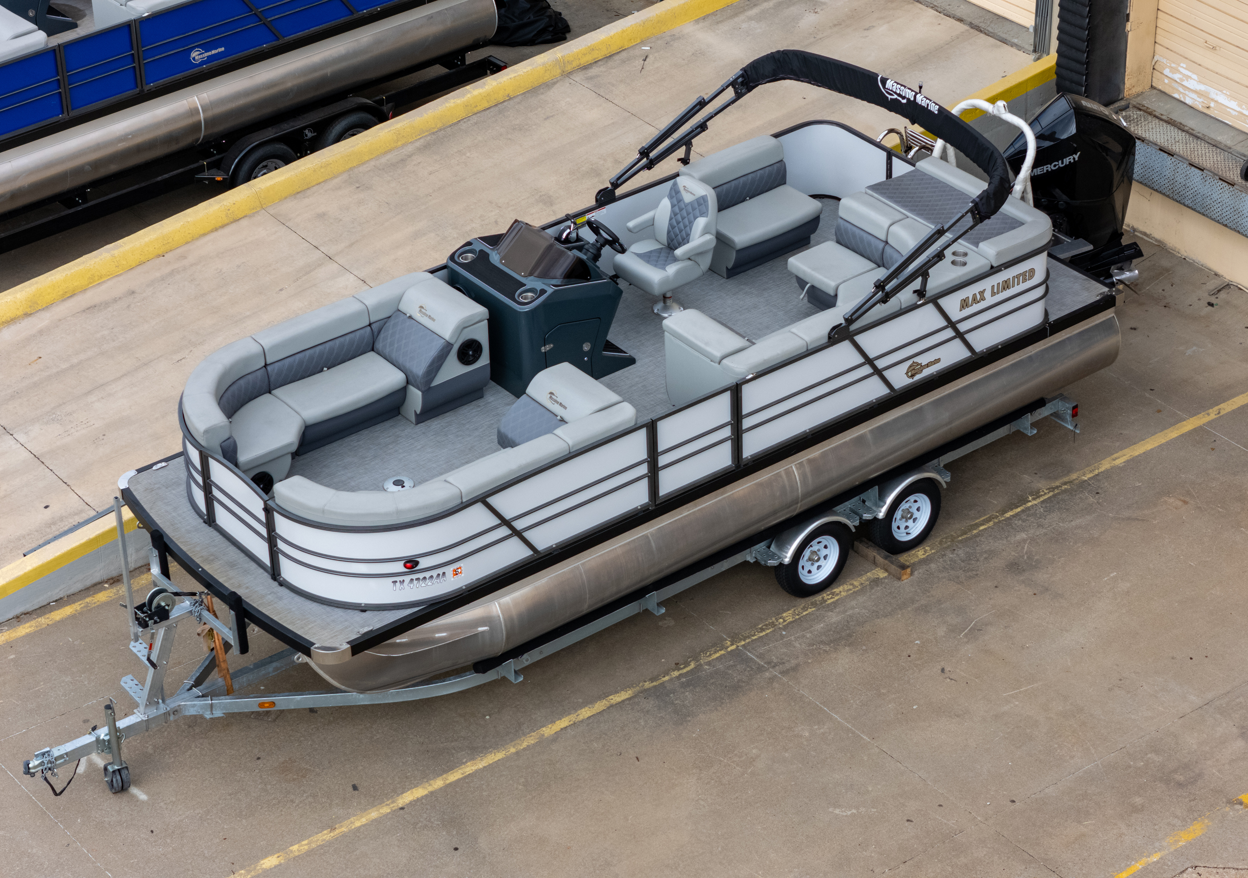 2024 T-24 Max Tritoon - White / Gray - 250HP | 202415 - Image 3
